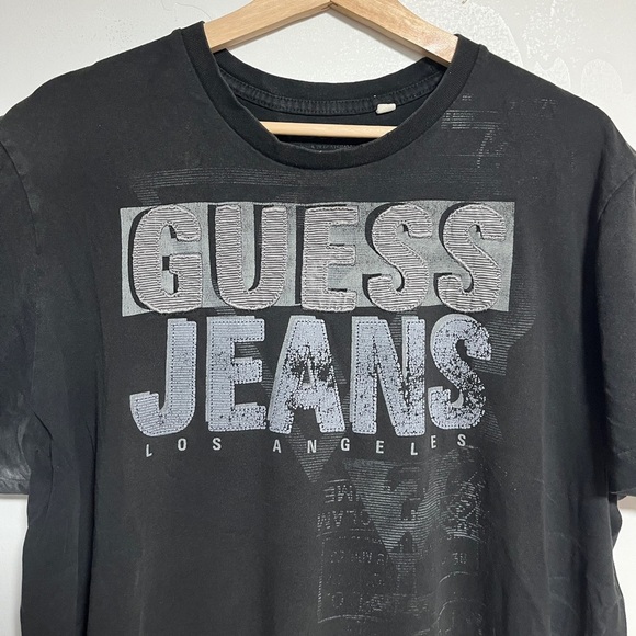 GUESS Jeans Los Angeles Graphic T-Shirt – Black – Size XL - Picture 5 of 7